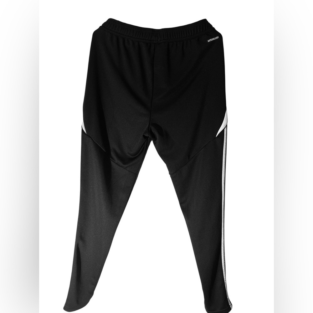 Adidas Unisex Black and White Joggers - Picture 4 of 8